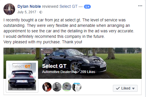 select GT facebook review